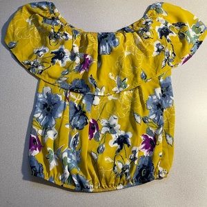 Sienna Sky Off The Shoulder Crop Top. NWOT